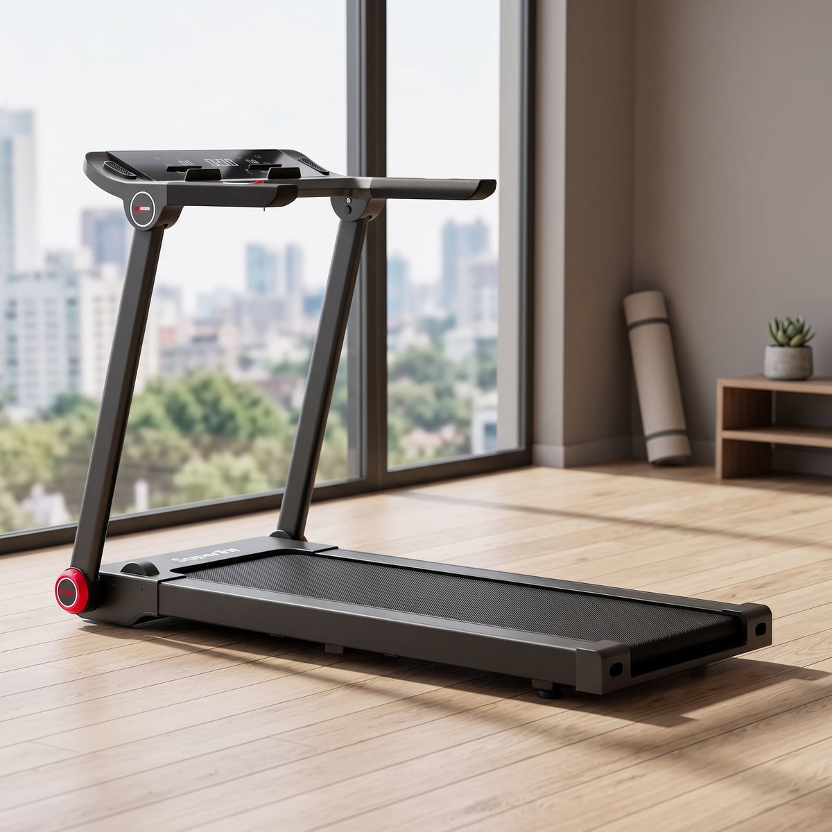 3.75HP Folding Treadmill with APP and 12 Preset Programs